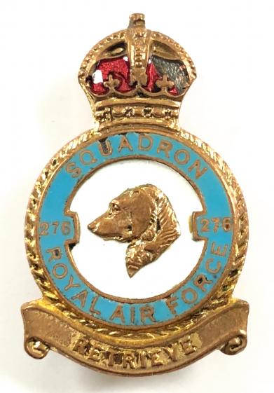 RAF No 276 Squadron Air Sea Rescue Unit Royal Air Force Badge
