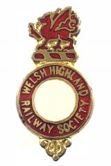 The Welsh Highland Railway Society supporters badge