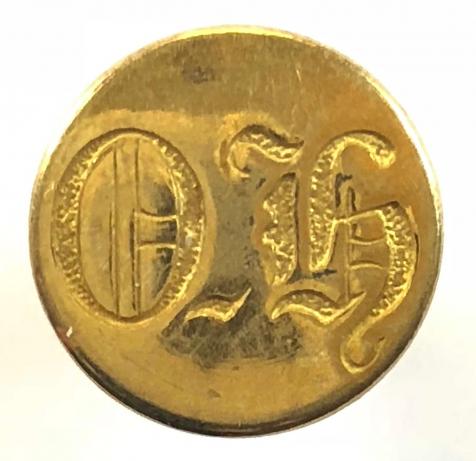 Quorn Hunt small gilt button