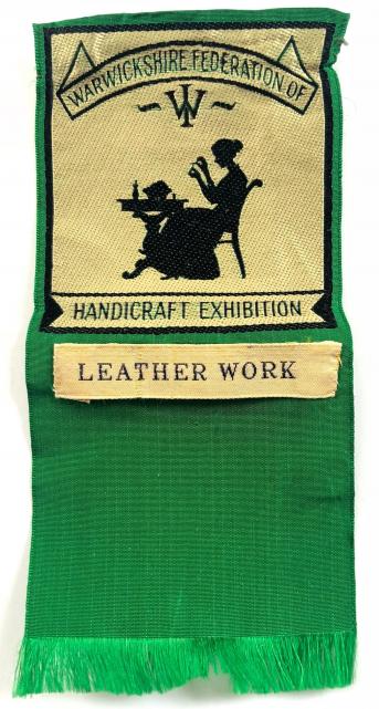 Warwickshire Federation of the Women's Institutes WI Handicraft Exhibition Badge