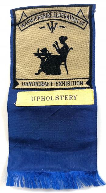 Warwickshire Federation of the Women's Institutes WI Handicraft Exhibition Badge