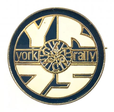 Cyclists Touring Club 1975 CTC York rally badge