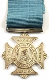 Royal Medico Psychological association mental nursing medal With Distinction