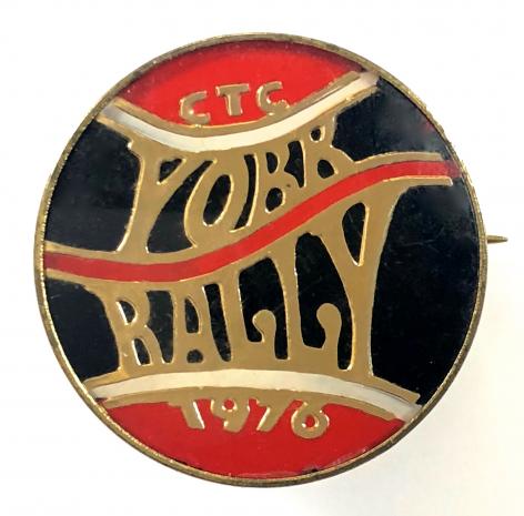 Cyclists Touring Club 1976 CTC York rally badge