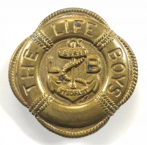 The Life Boys large jersey brass utility restrictions badge