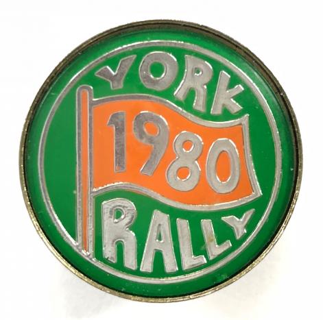 Cyclists Touring Club 1980 CTC York rally badge
