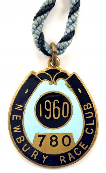 1960 Newbury horse racing club badge