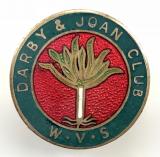 WVS Darby & Joan Club welsh leek badge