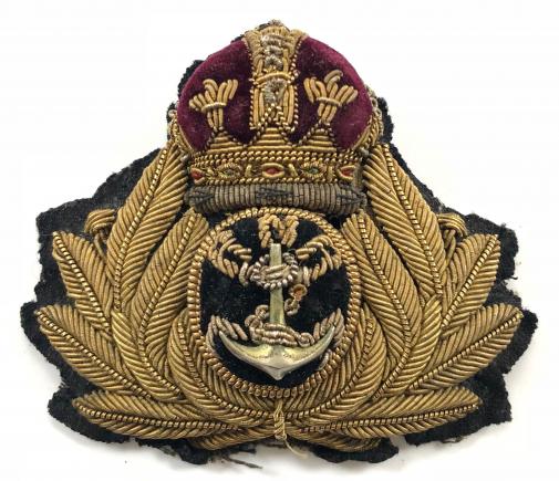 Royal Naval Reserve RNR officer's cap badge