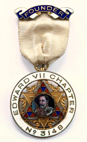 Masonic Edward VII Chapter Lodge No 3148 Founder Jewel