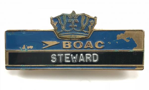 British Overseas Airways Corporation BOAC identification badge