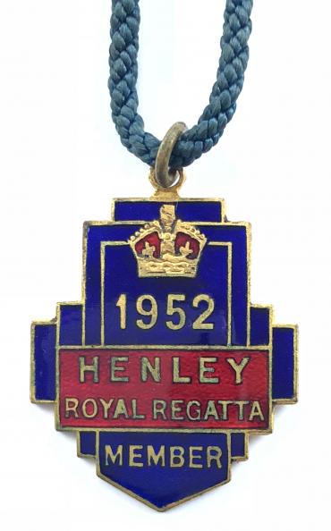 1952 Henley Royal Regatta stewards enclosure badge