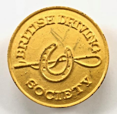 British Driving Society horse and carriage driving membership badge