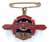 1966 Plumpton horse racing club badge