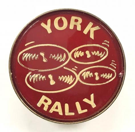 Cyclists Touring Club 1988 CTC York rally badge