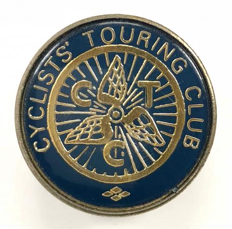 Cyclists Touring Club CTC membership badge circa 1980's