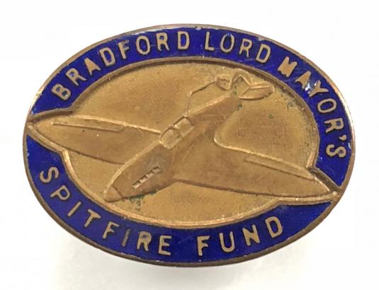 WW2 Bradford Lord Mayor's Spitfire fundraising badge