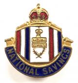 National Savings Movement volunteer collector gentlemen's badge