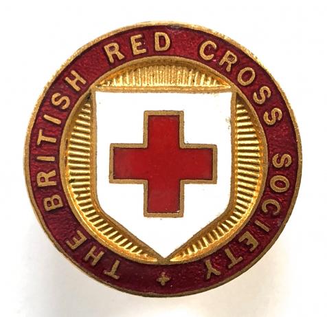 British Red Cross Society outdoor peak less storm cap badge