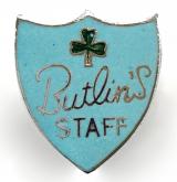 Butlins Mosney holiday camp Ireland numbered staff badge