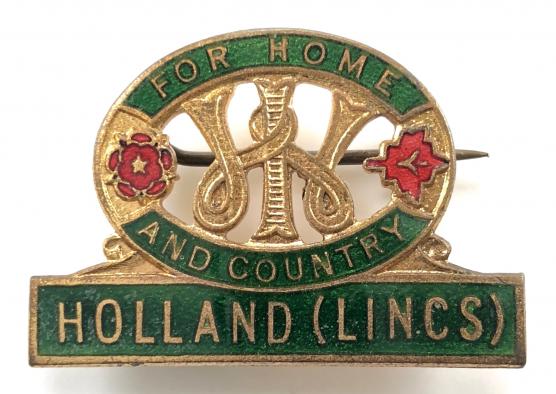 Federation of Womens Institutes For Home and Country Lincoln WI badge