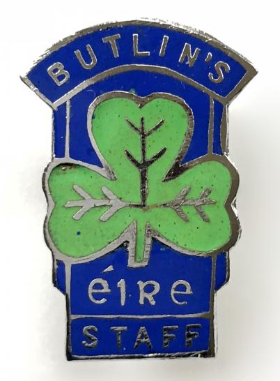 Butlins Mosney holiday camp Ireland numbered staff badge