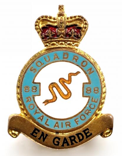 RAF No 88  (Hong Kong) Squadron Royal Air Force badge c1950s