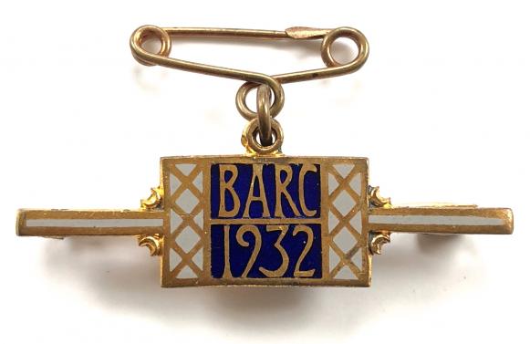 Brooklands Automobile Racing Club 1932 BARC badge