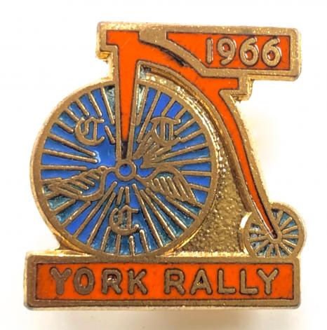 Cyclists Touring Club 1966 CTC York rally penny farthing badge