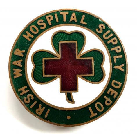 WW1 Irish War Hospital Supply Depot badge