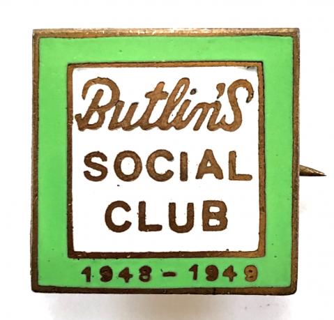 Butlins Social Club badge 1948 - 1949