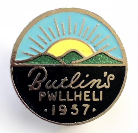 Butlins 1957 Pwllheli holiday camp badge