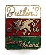Butlins 1966 Barry Island holiday camp Welsh dragon badge