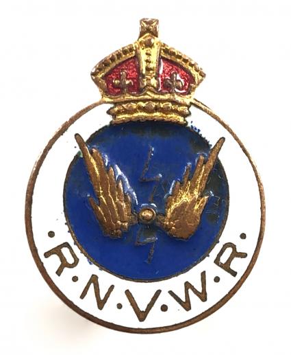 Royal Navy Volunteer Wireless Reserve RNVWR lapel badge