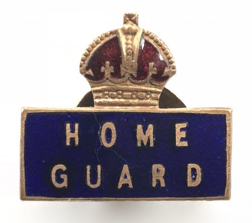 WW2 Home Guard invasion defence home front lapel badge