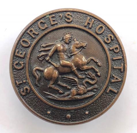 St Georges Hospital London nurses badge