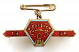 1936 Alexandra Park horse racing club badge