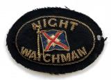 Union Castle Mail Steamship Company night watchman badge