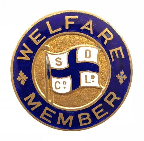Smiths Dock Company Ltd welfare member badge