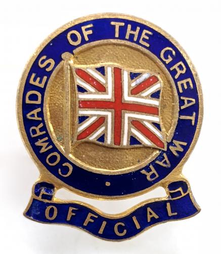 WW1 Comrades of The Great War Official lapel badge