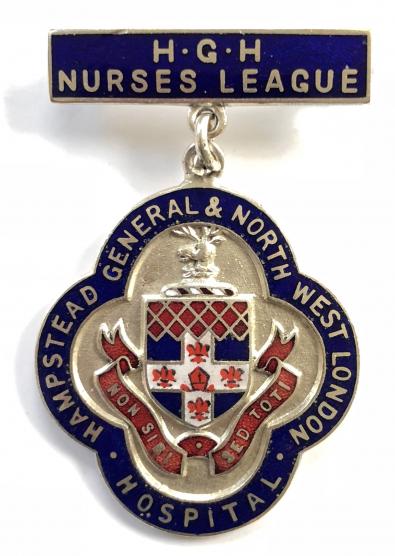 Hampstead General & North West London Hospital nurses league badge