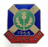 Butlins 1966 Ayr holiday camp badge