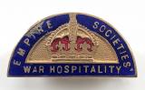 WW2 Empire Societies war hospitality badge