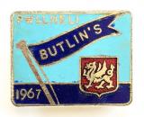 Butlins 1967 Pwllheli holiday camp Welsh dragon badge