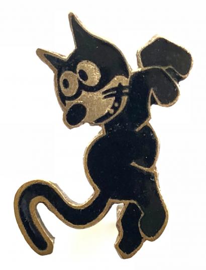 Felix the Cat cartoon character officially numbered promotional badge