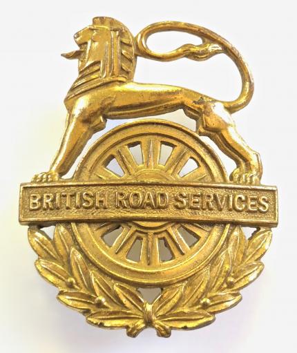 British Road Services BRS lorry truck transport drivers cap badge