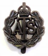 Auxiliary Territorial Service ATS plastic economy issue cap badge