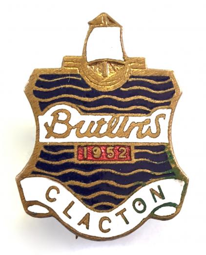 Butlins 1952 Clacton holiday camp badge