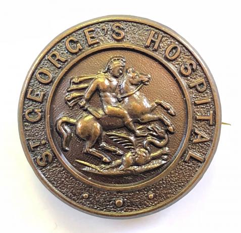 St Georges Hospital London nurses badge