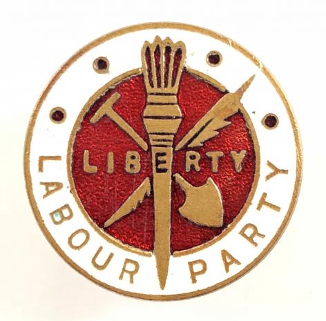 Labour Political Party membership trade union lapel badge c.1940